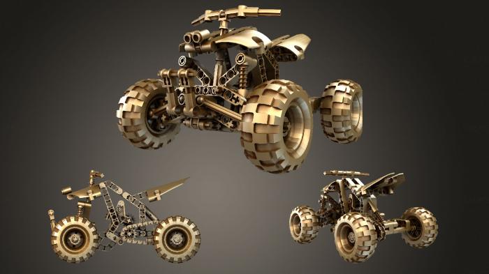 نموذج ثلاثي الأبعاد لآلة CNC السيارات والنقل دراجة رباعية 2012
